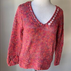 Shin Choi Multicolor V-Neck Sweater